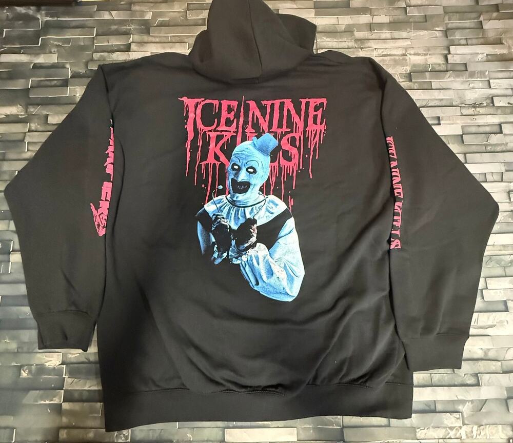 *RARE* ICE NINE KILLS TERRIFIER HORROR BAND HOODIE 2XL